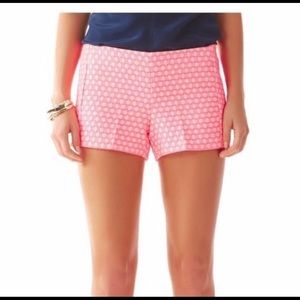 Lily pulitzer liza hotty geo jacquard shorts